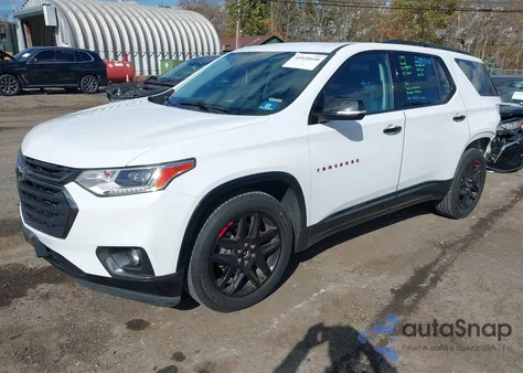 2018 Chevrolet Traverse Premier from USA, damaged, VIN 1GNEVJKW9JJ247860